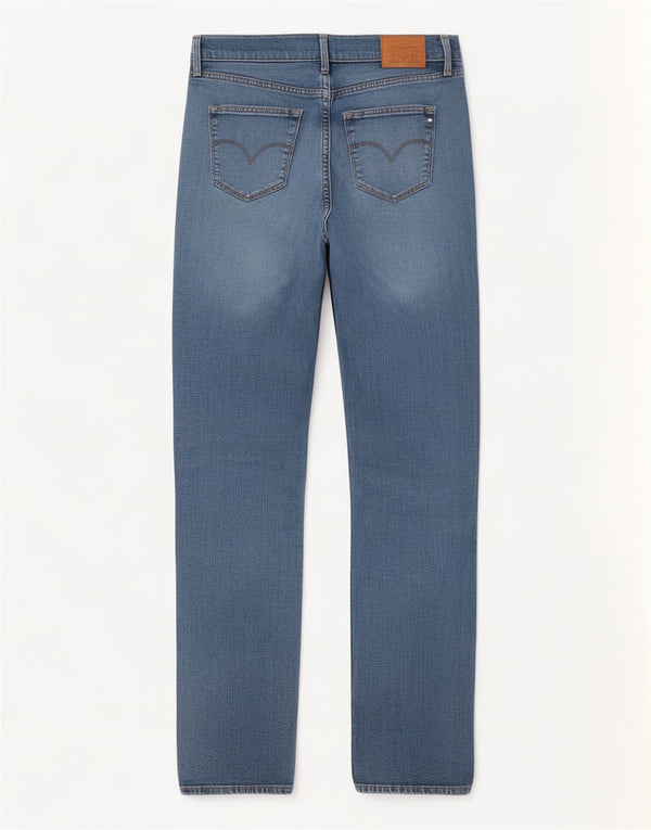 Blugi drepți modelați 314 Levi's pentru femei L31 L31 Bumbac albastru