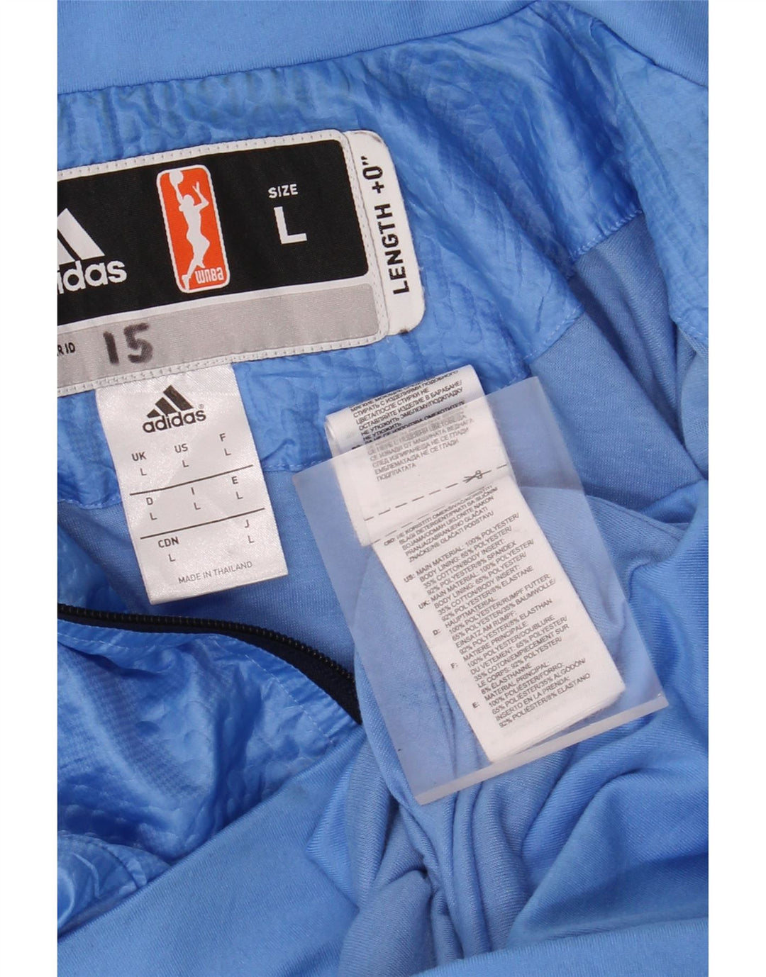ADIDAS Womens Oilers Tracksuit Top Jacket UK 16 Large Blue Polyester