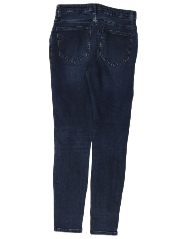 MINT VELVET Blugi skinny pentru femei UK 10 Small W29 L29 Bumbac bleumarin
