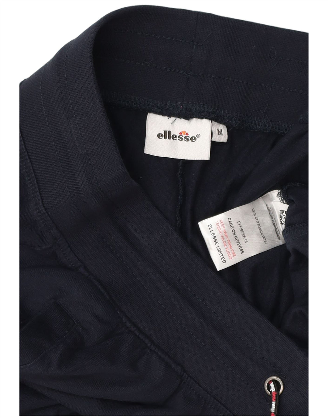 Pantaloni de trening grafic pentru bărbați Ellesse Pantaloni de jogging, bumbac mediu albastru bleumarin