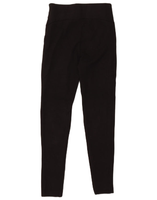 Leggings pentru femei Zara UK 6 XS, viscoză neagră