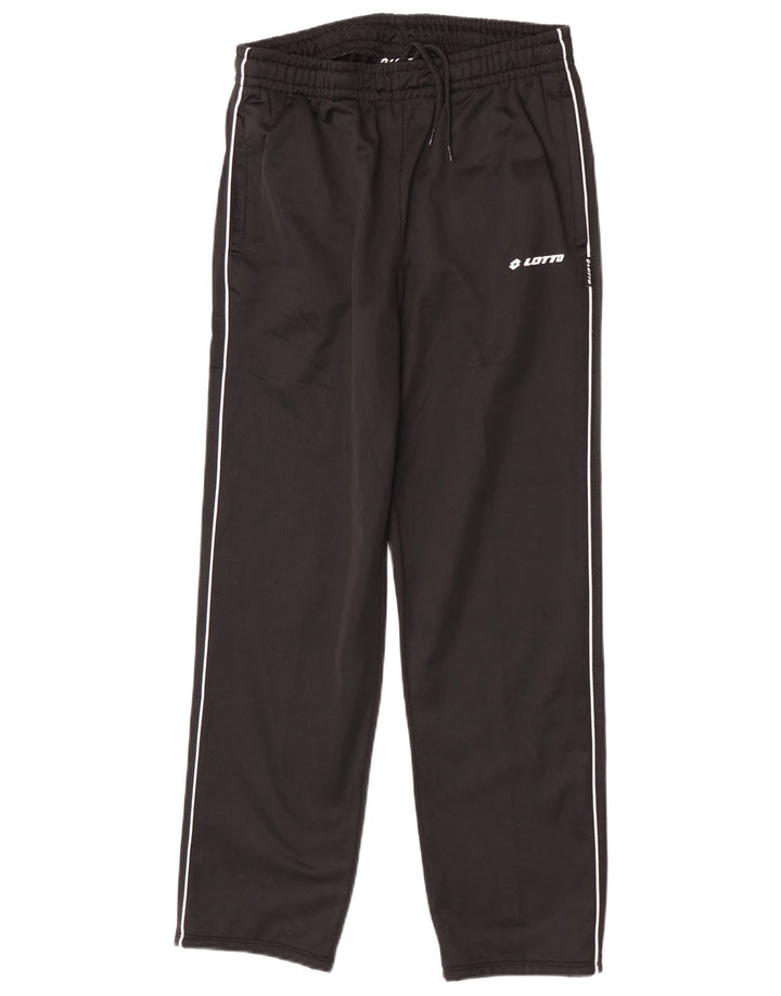 Pantaloni de trening Lotto pentru femei UK 12 Poliester mediu negru