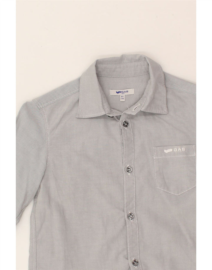 GAS Boys Shirt 7-8 Years Grey Vintage Gas and Second-Hand Gas from Messina Hembry 