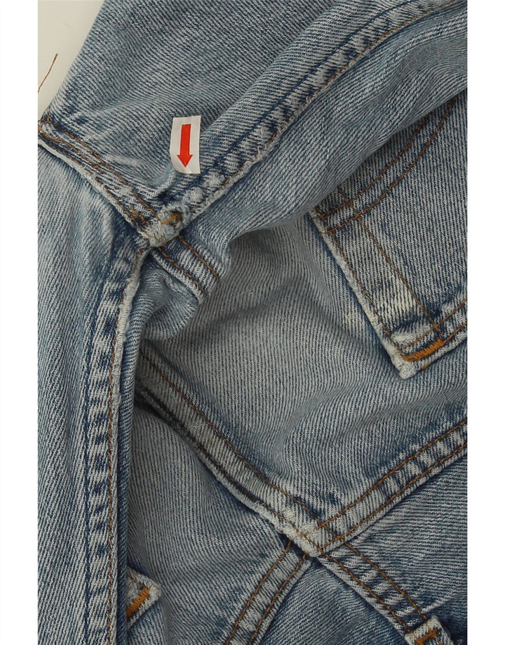 Blugi drepți distressed 501 Levi's pentru bărbați L32 L27 Bumbac albastru