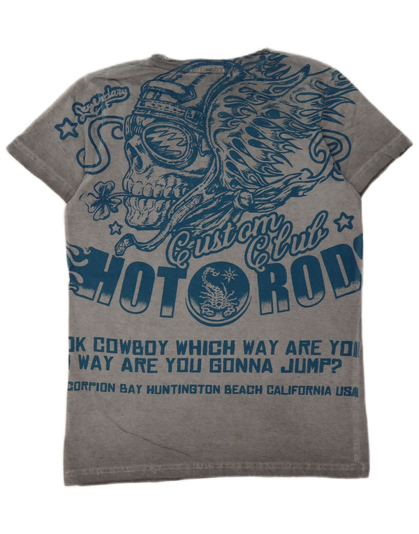 Tricou grafic pentru băieți Scorpion Bay Top 12-13 ani XL bumbac gri