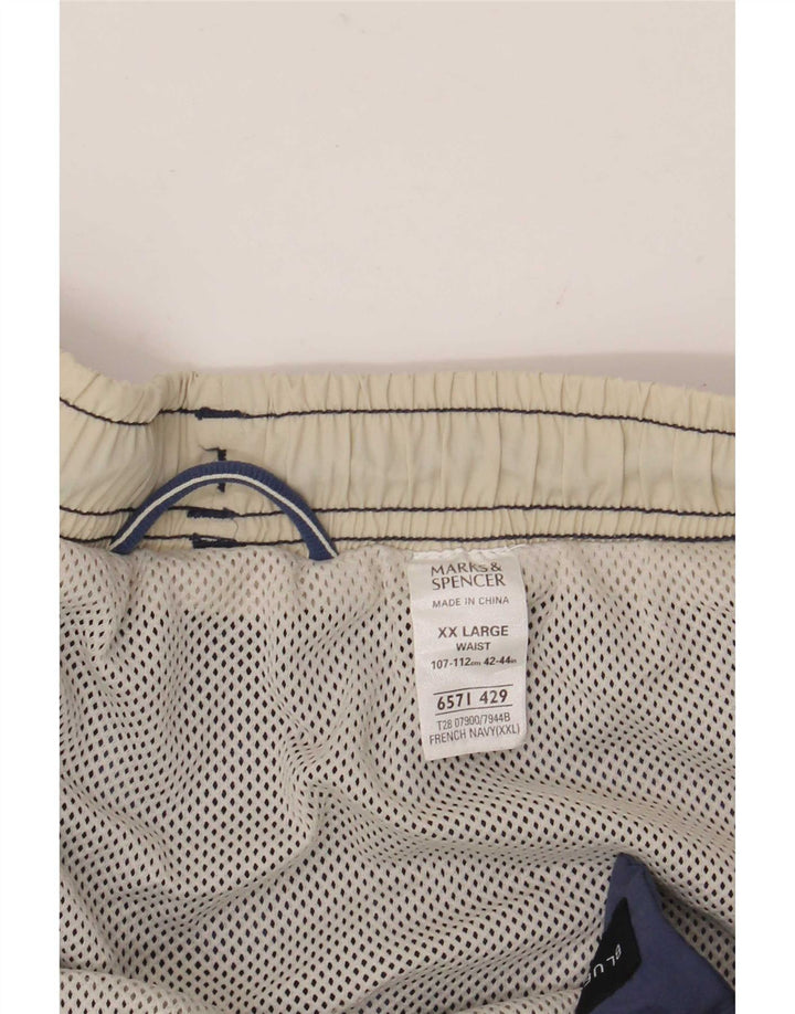 Pantaloni scurți de înot pentru bărbați Marks & Spencer 2XL poliamidă bleumarin