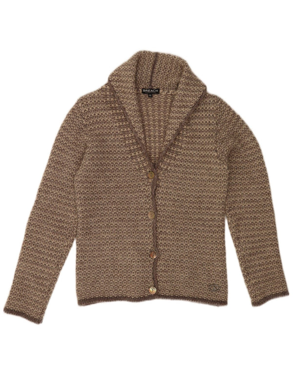 Pulover cardigan pentru femei Breach UK 14 Medium Bej Acrilic