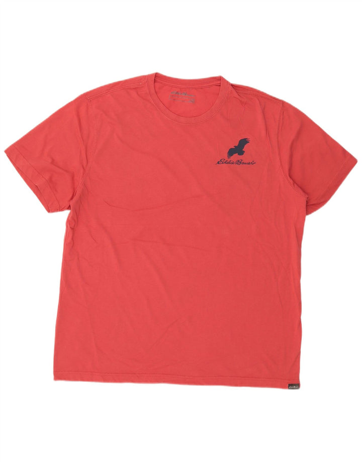 Tricou grafic pentru bărbați Eddie Bauer Top XL Roșu