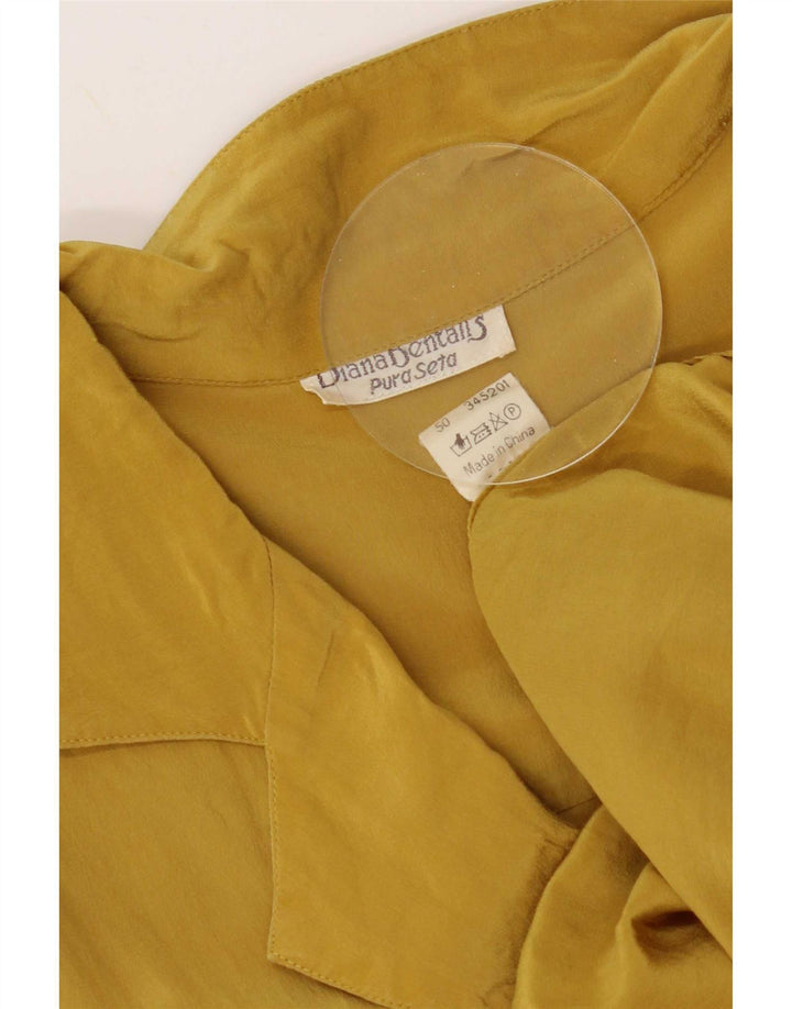 Rochie schimbătoare pentru femei de la Diana Bentall IT 50 XL mătase galbenă