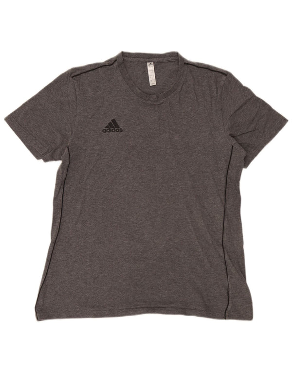 Tricou pentru bărbați Adidas Top Medium Gri Bumbac