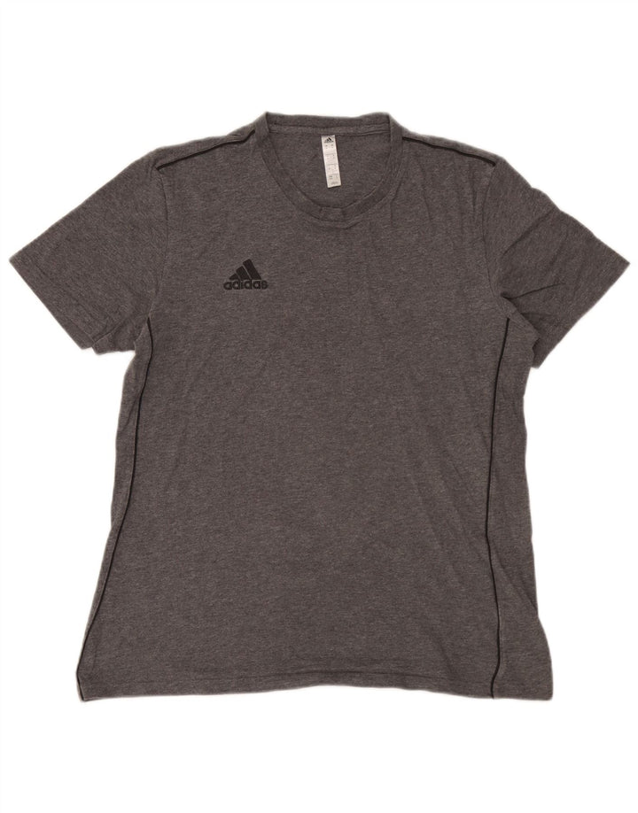 Tricou pentru bărbați Adidas Top Medium Gri Bumbac