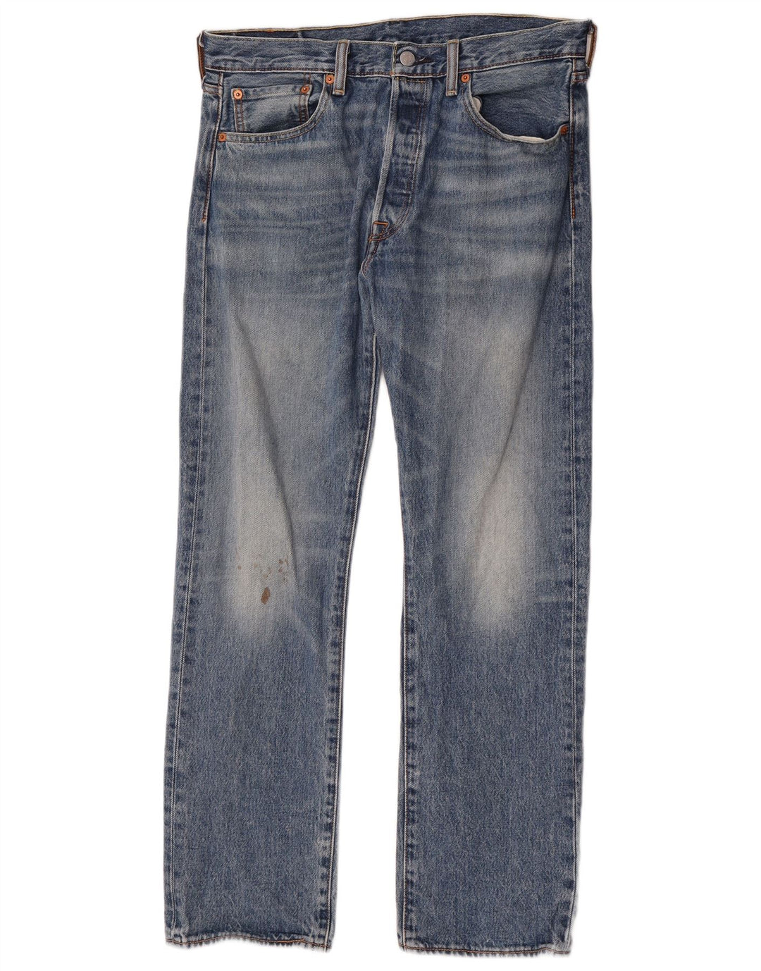 Blugi drepti pentru bărbați Levi's 501 W33 L30 Bumbac albastru