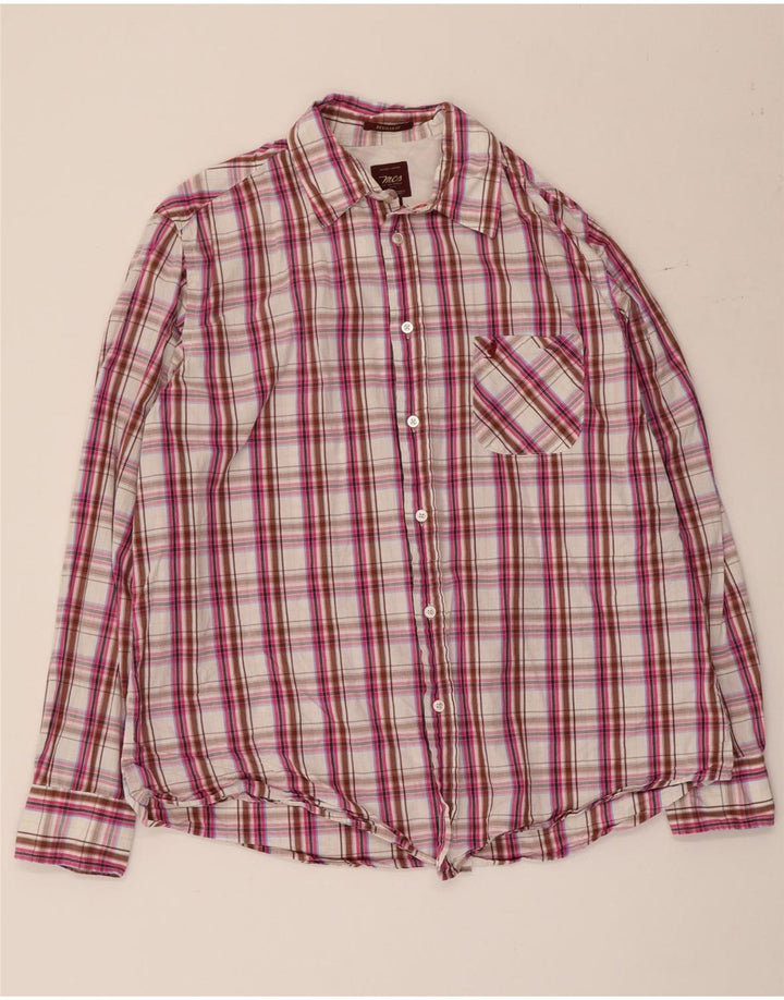 MARLBORO CLASSICS Cămașă Regular Fit XL, bumbac cu carouri multicolore pentru bărbați