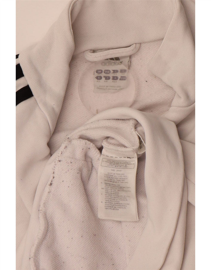 Jachetă de trening pentru femei ADIDAS UK 16 Poliester alb mare