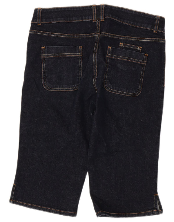 Bermude pentru femei Marks & Spencer, din denim, UK 8 Small W30 Bumbac bleumarin