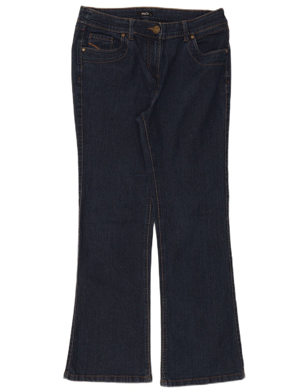 Blugi bootcut pentru femei M&Co UK 14 Large W34 L30 Bumbac bleumarin