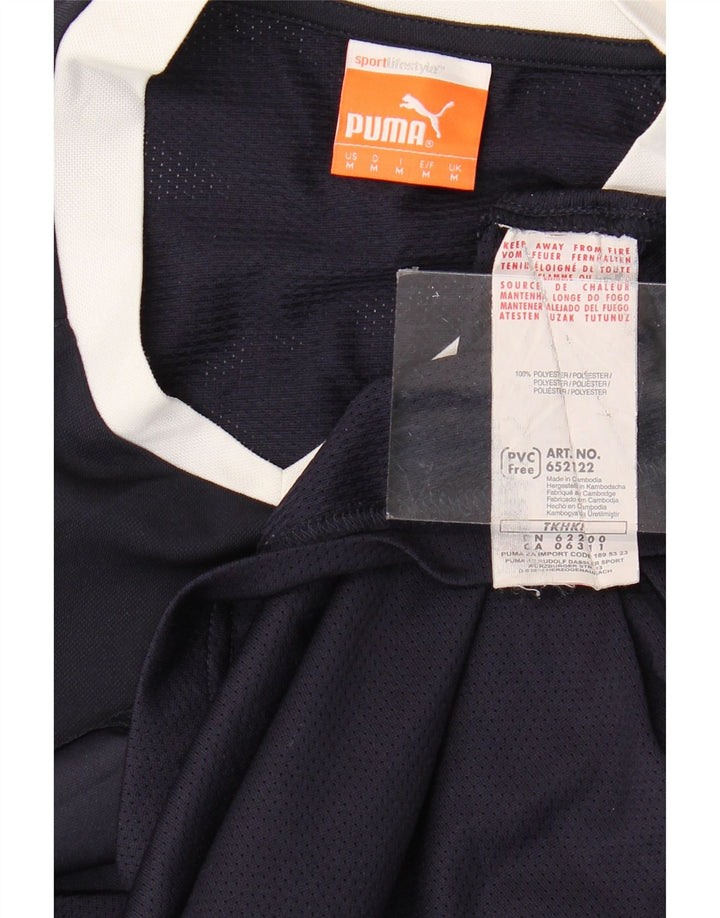 Tricou grafic PUMA pentru bărbați Top Mediu Bleumarin Poliester color bloc