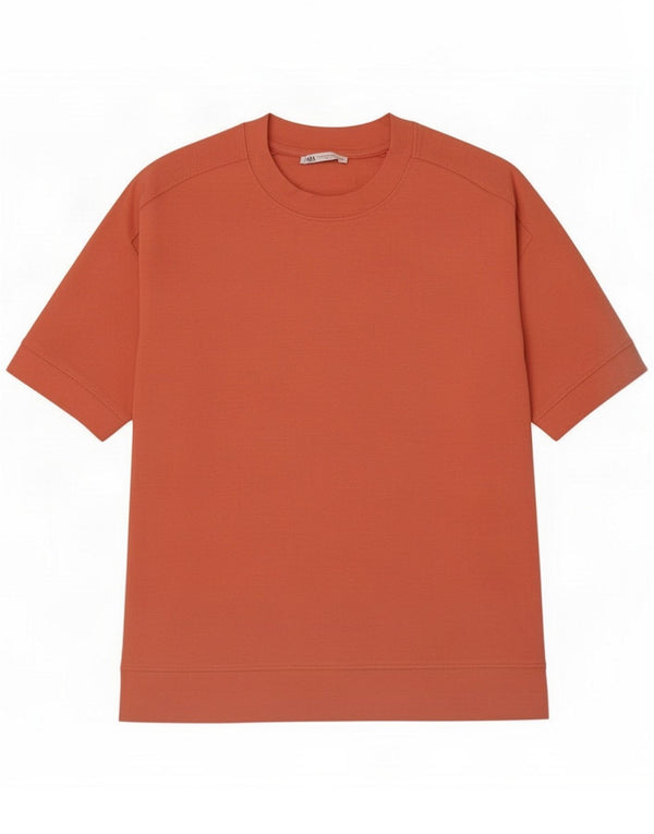 Tricou pentru bărbați Zara Top Bumbac Roșu Mediu