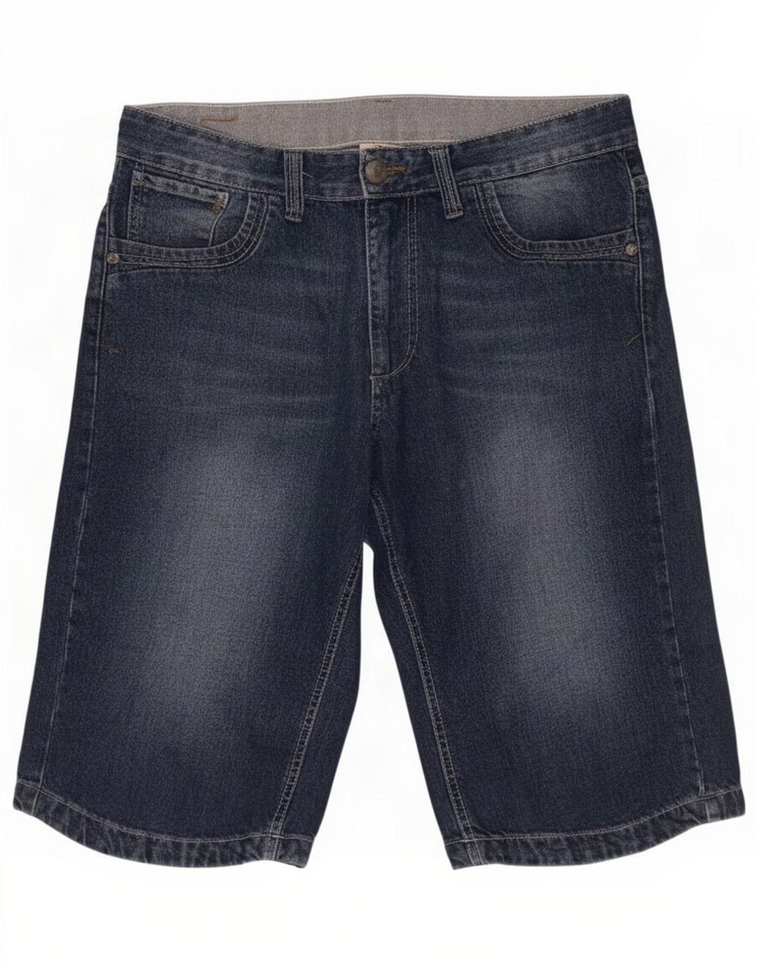 Pantaloni scurți din denim pentru bărbați Zara EU 42 Large W32 Bleumarin