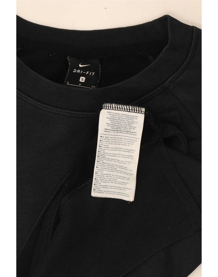Pulover pentru femei Nike Oversized Crop Graphic Pulover UK 10 Mic Negru