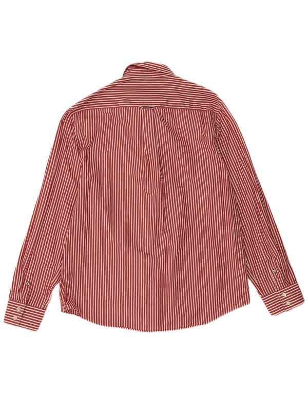 Crew Clothing Cămașă clasică pentru bărbați 2XL, bumbac roșu cu dungi