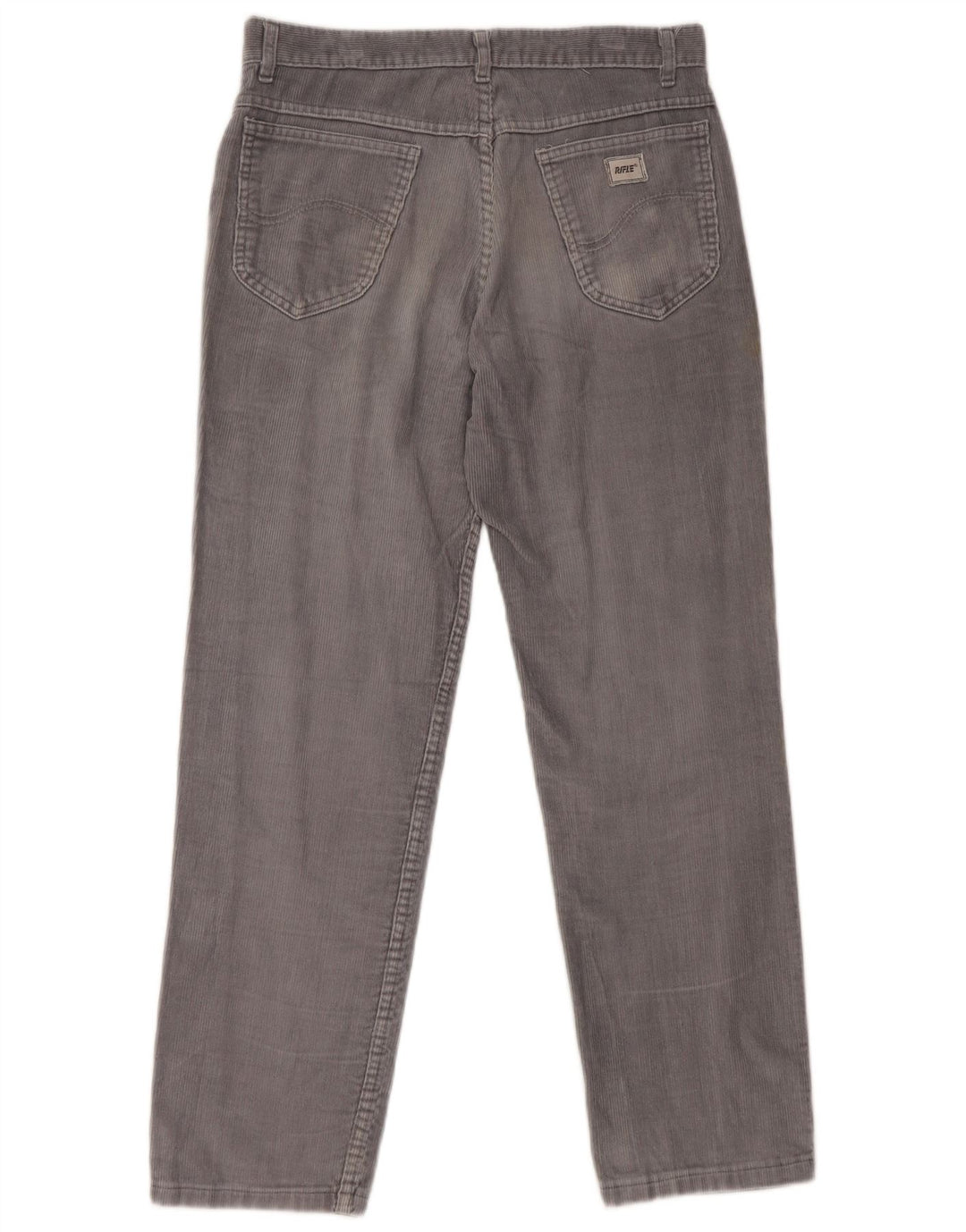 RIFLE Pantaloni drepti din velur pentru bărbați L28 L28 Bumbac albastru