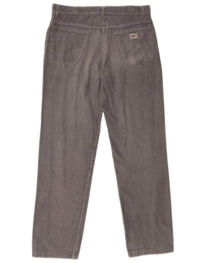 RIFLE Pantaloni drepti din velur pentru bărbați L28 L28 Bumbac albastru