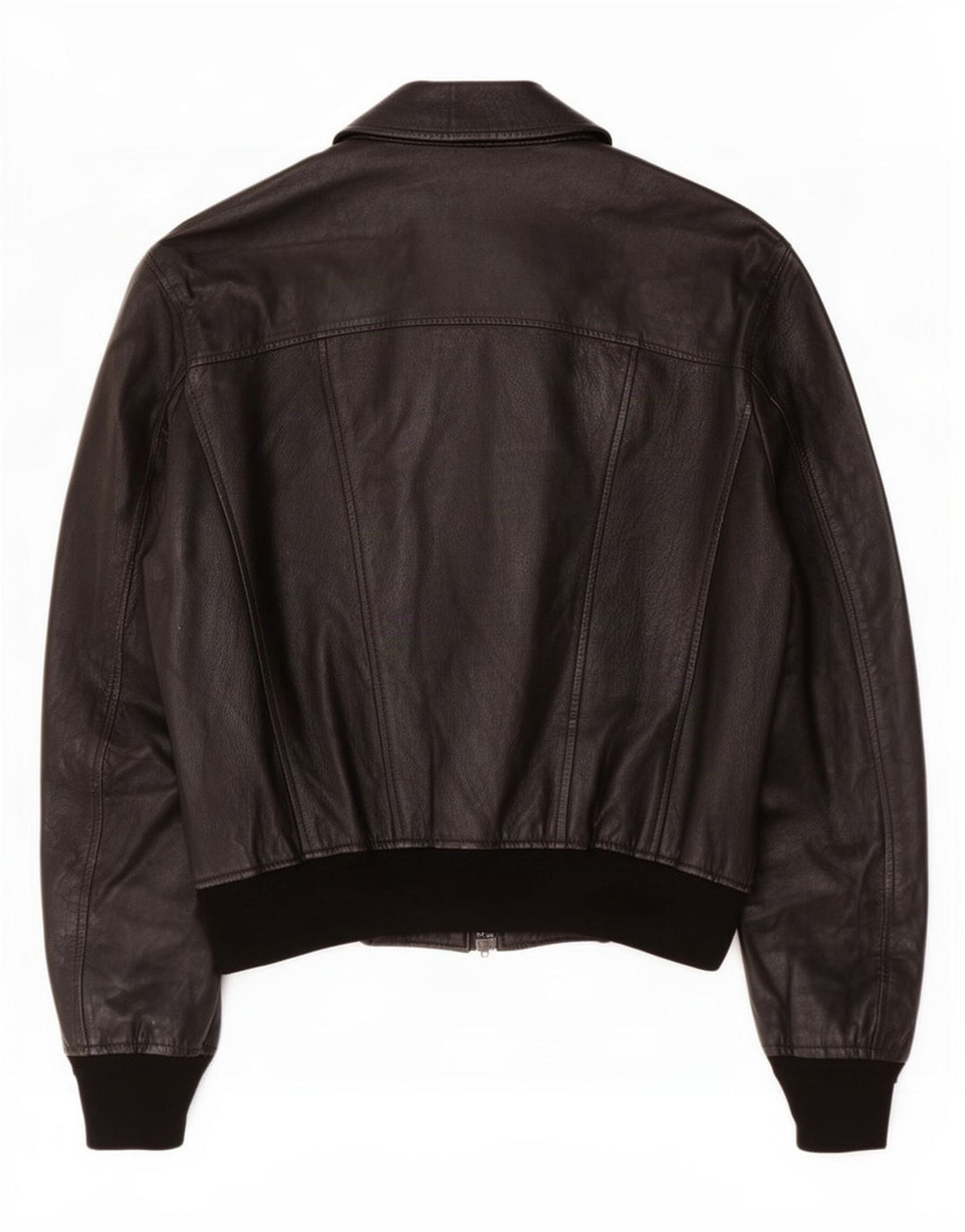 Jachetă de piele vintage pentru bărbați UK 38 Medium Black
