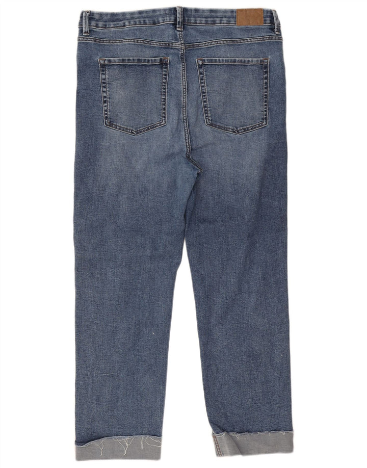 Blugi drepti Harper pentru femei Marks & Spencer UK 16 Large W32 L25 Blue