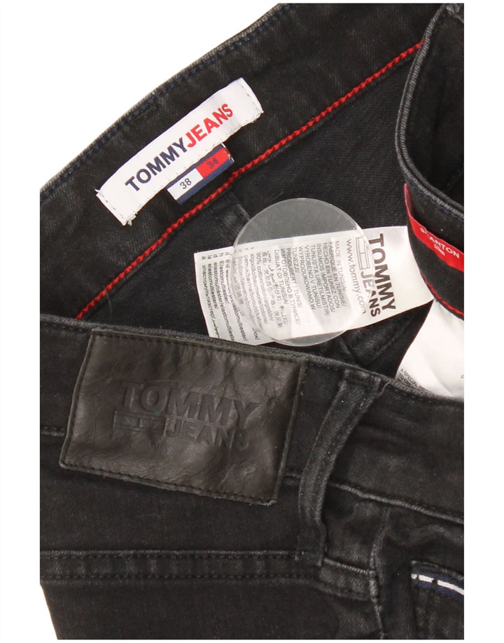 Blugi slim pentru bărbați Tommy Hilfiger W38 L34 bumbac negru