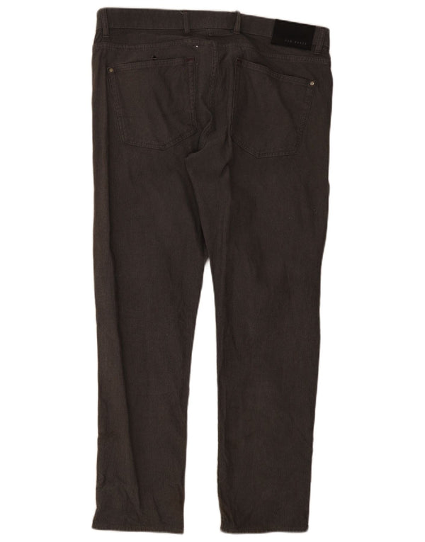 Pantaloni casual drepti pentru bărbați Ted Baker W36 L30 gri