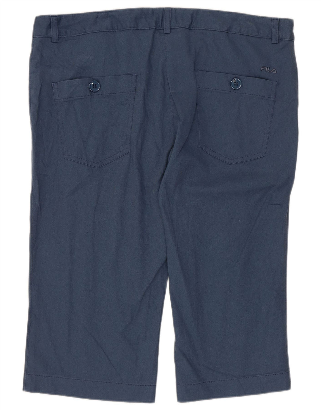 Pantaloni Capri Fila pentru femei UK 16 Large W36 L17 Bleumarin Poliamidă