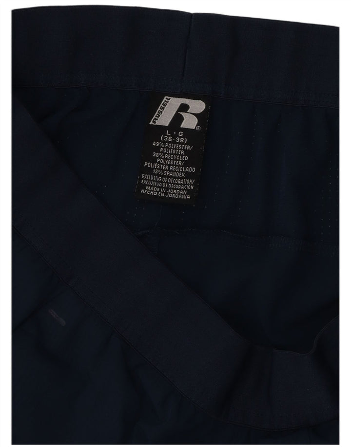 Pantaloni scurți sport Dri-Power pentru bărbați RUSSELL ATHLETIC, poliester mari, albastru