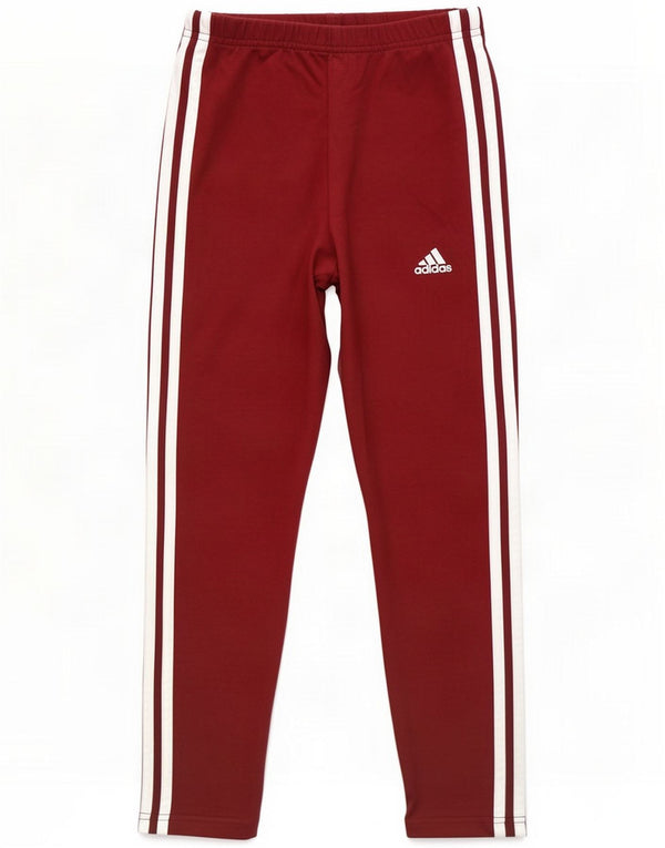 Leggings crop adidas pentru femei UK 4/6 XS burgundy bumbac