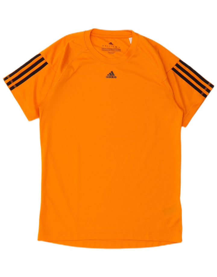 Tricou Adidas Climalite pentru bărbați Top mic poliester portocaliu