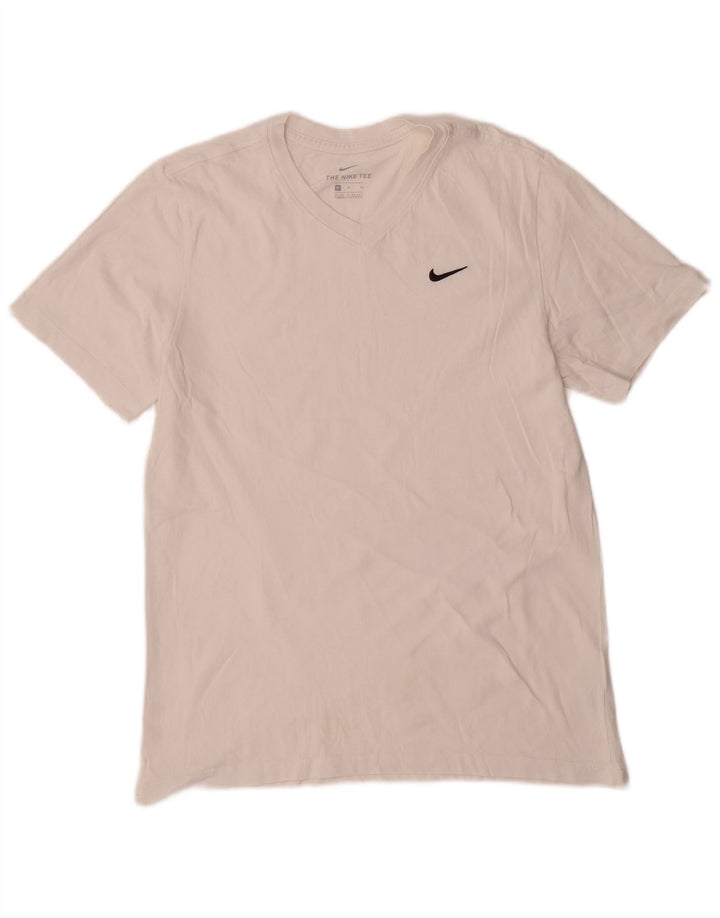Tricou pentru bărbați Nike Top Medium White Bumbac