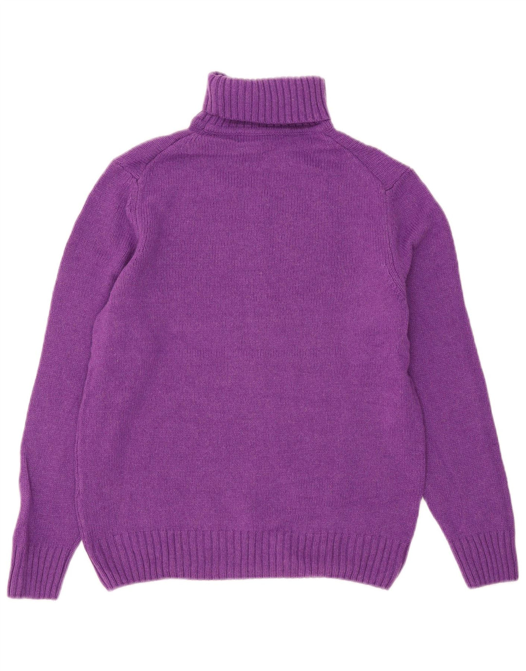 Pulover cu gât rulat Zara pentru femei UK 14 Lână violet mediu