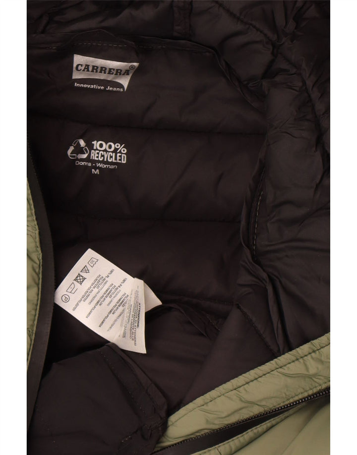Jachetă căptușită cu glugă pentru femei Carrera UK 14 Medium Kaki Poliamidă