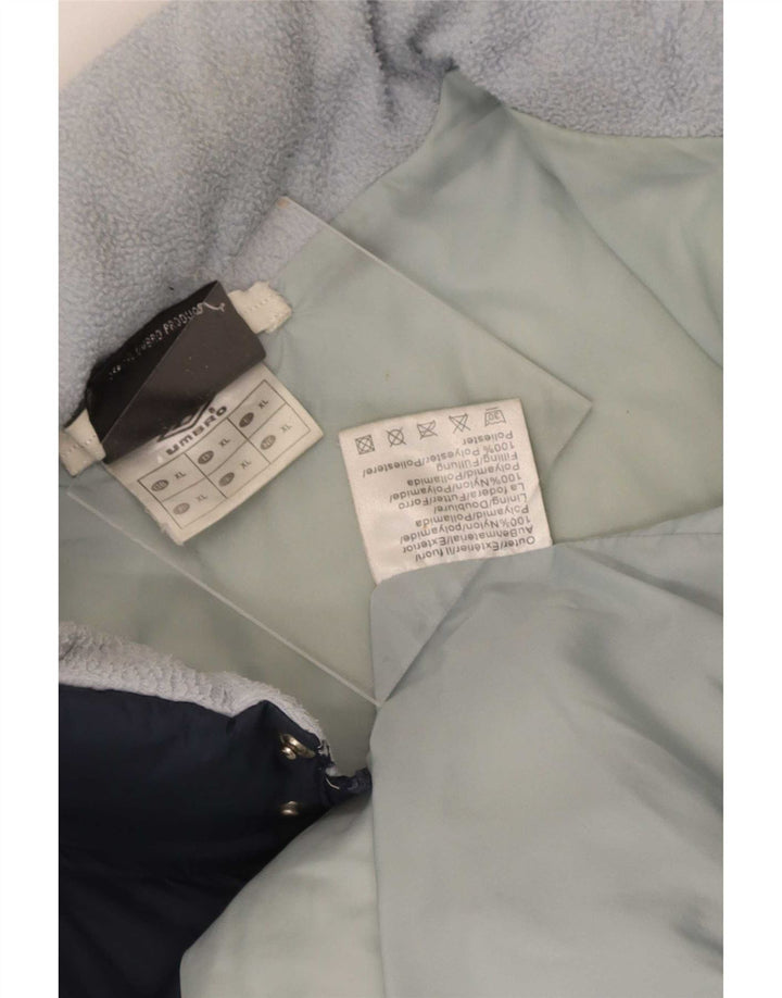 Jachetă căptușită pentru bărbați Umbro UK 42 XL Nailon bleumarin