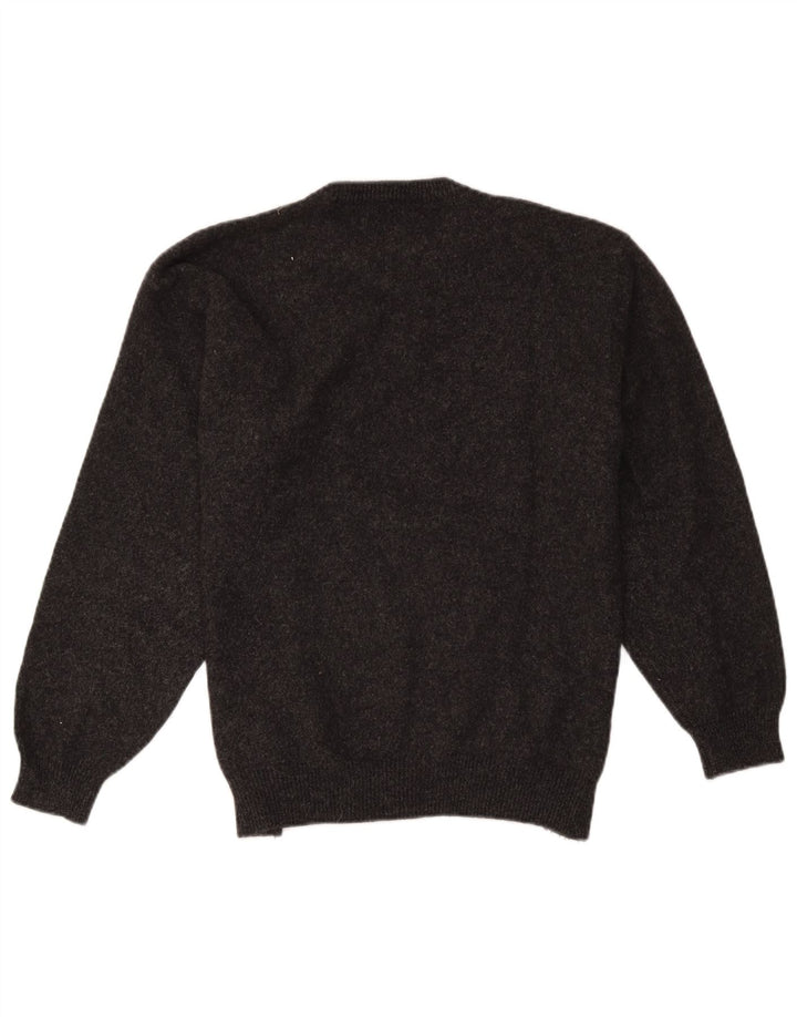 Pulover pentru bărbați Kappa cu decolteu triplu, XL, lână gri