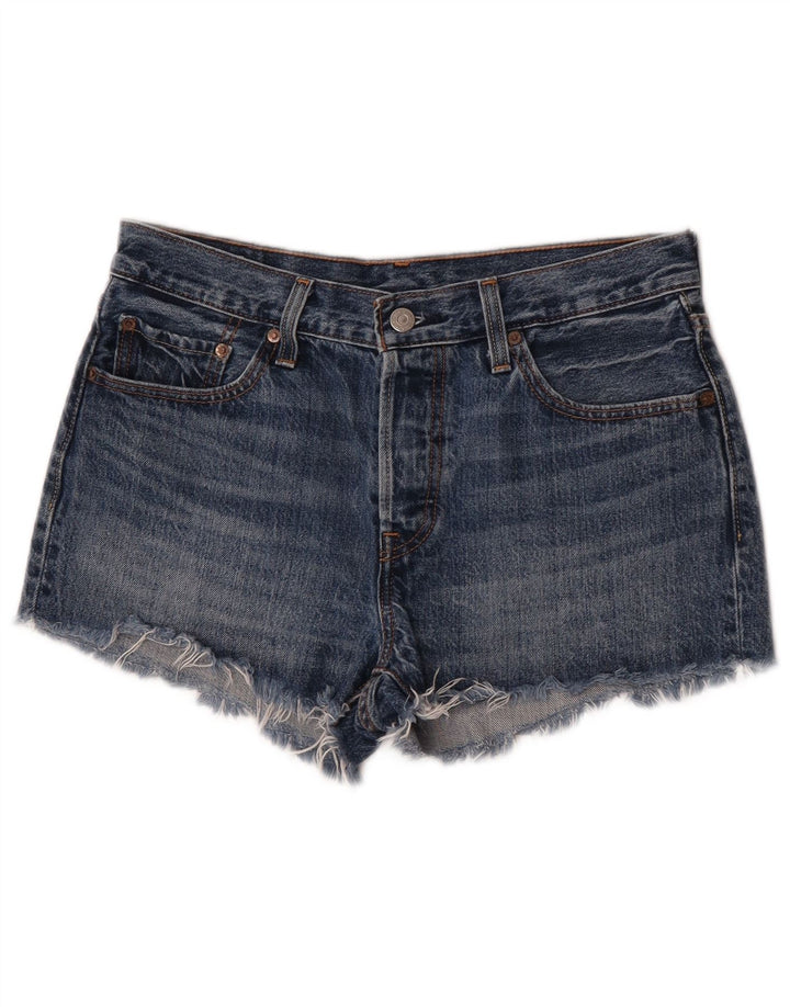 Pantaloni scurți Levi's 501 Denim W28 Medium Blue Bumbac