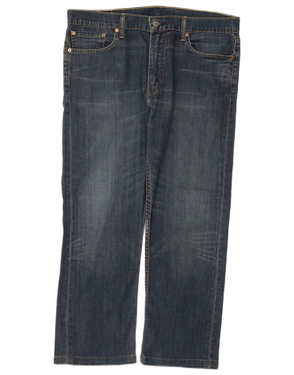 Blugi drepti pentru bărbați Levi's 504 W36 L27 Bumbac albastru