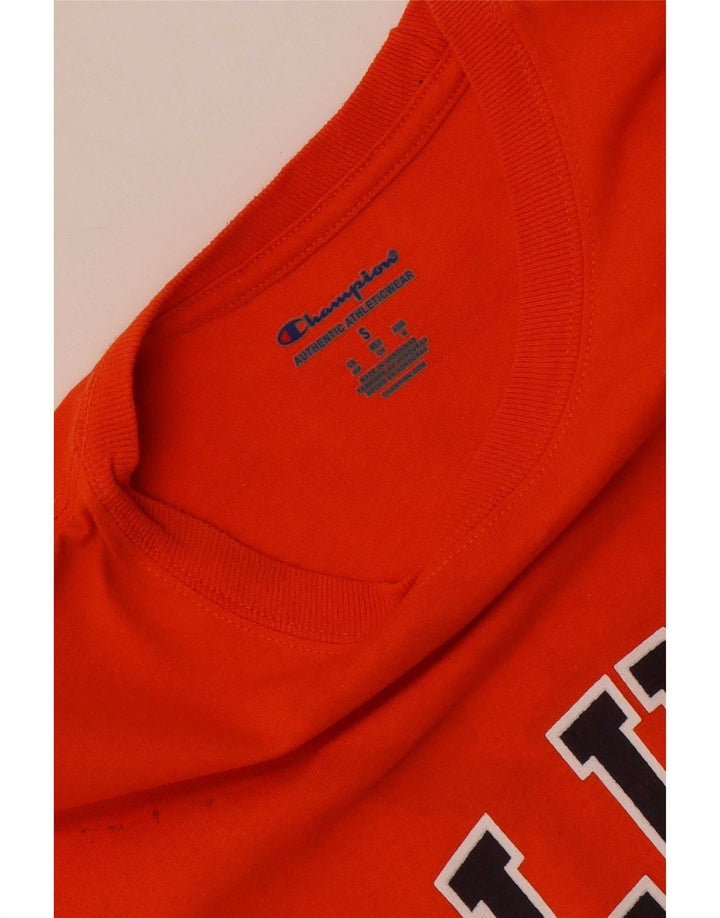 Tricou grafic Illinois pentru bărbați Champion Top Mic Portocaliu