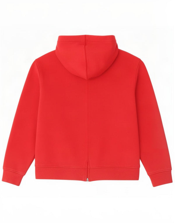 Pulover Gap Boys Graphic Zip Hoodie 12-13 ani XL bumbac roșu