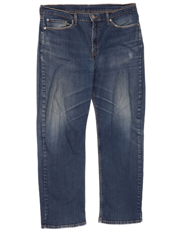 Blugi drepti pentru bărbați Levi's 514 W36 L32 Bumbac albastru