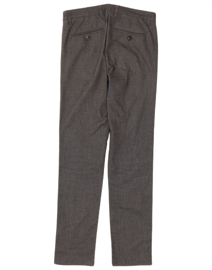 Pantaloni de costum pentru bărbați Ted Baker, slim, L30 L32, bumbac cu pete gri