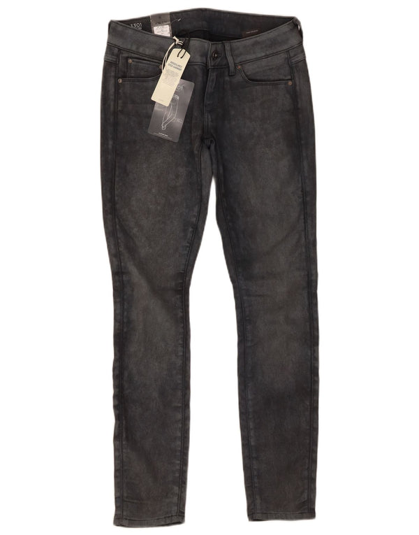 G-STAR Blugi skinny pentru femei W26 L30 bumbac gri