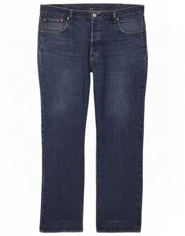 Levi's Mens 501 Straight Jeans W40 L32 Blue Cotton