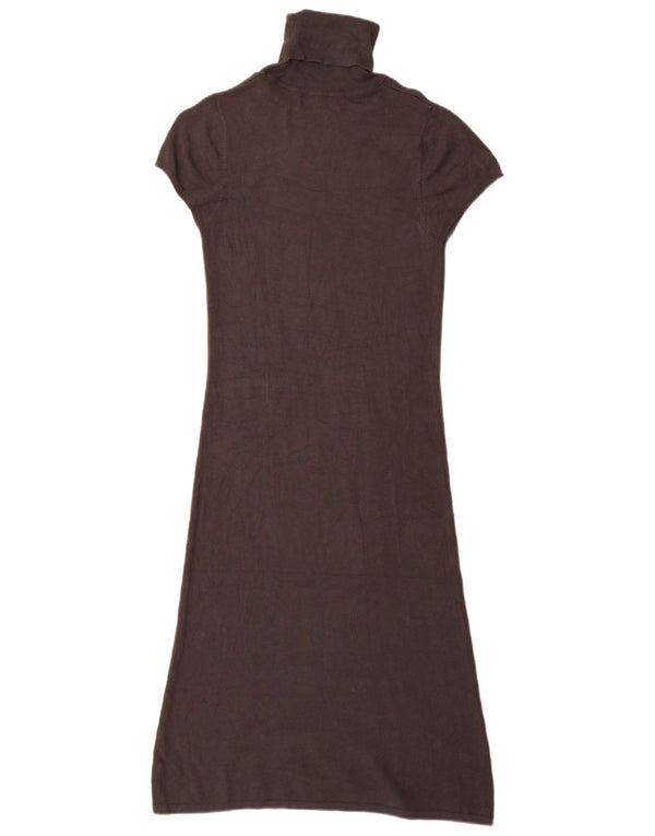 Rochie pulover cu mâneci scurte pentru femei Zara UK 14, gri mediu, raion