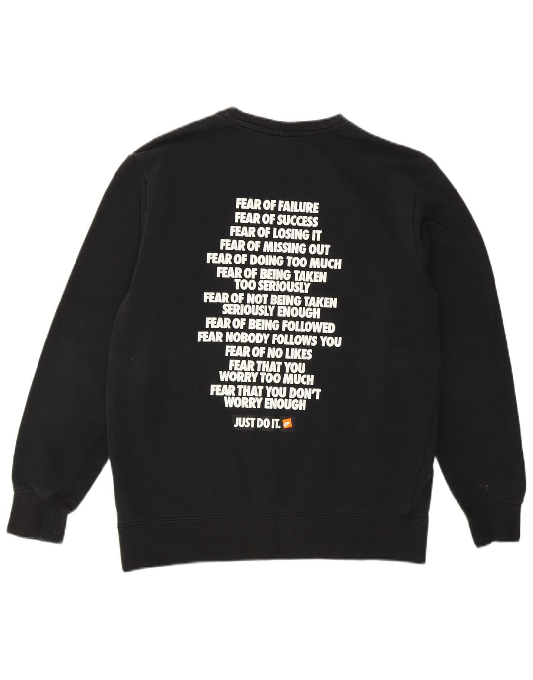 Pulover grafic pentru bărbați NIKE XS bumbac negru